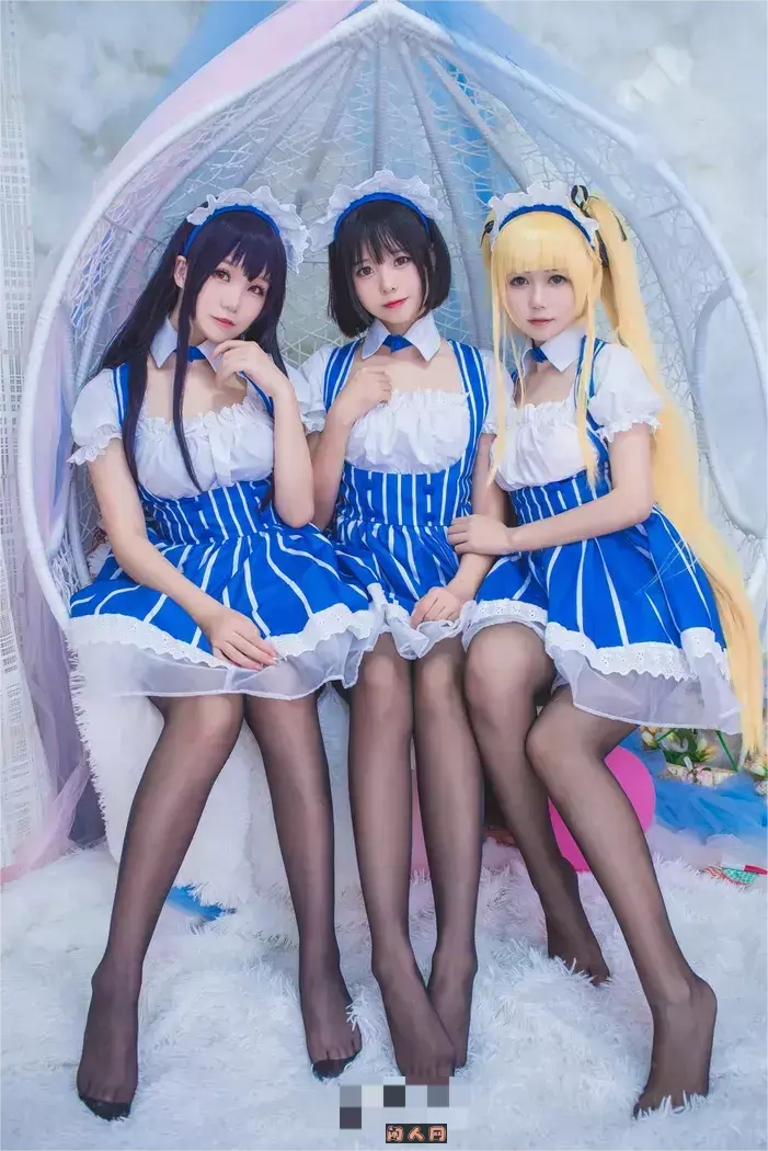 B站主播@白金saki甜美可爱COS写真合集 美图合集 第4张