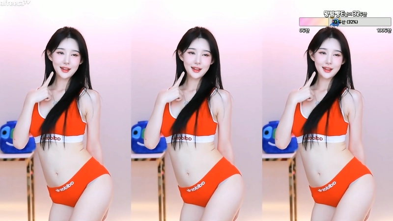 韩国BJ邢英摩托摇甜美颜值女神2023年08月舞蹈视频回放合集[原版无水] 韩国主播 第1张