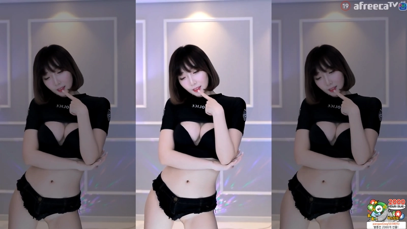 韩国Afreeca TV那贤性感颜值女神动感光波舞蹈视频合集[原版无水] 韩国主播 第4张
