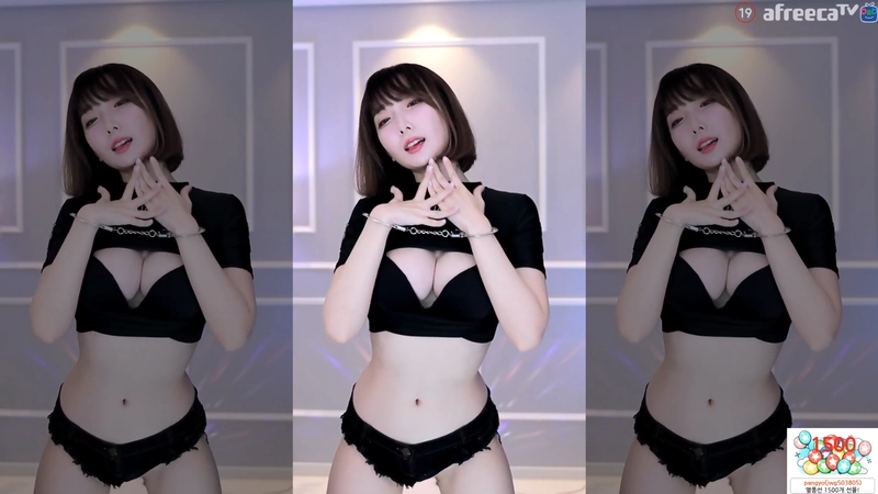 韩国Afreeca TV那贤性感颜值女神动感光波舞蹈视频合集[原版无水] 韩国主播 第5张