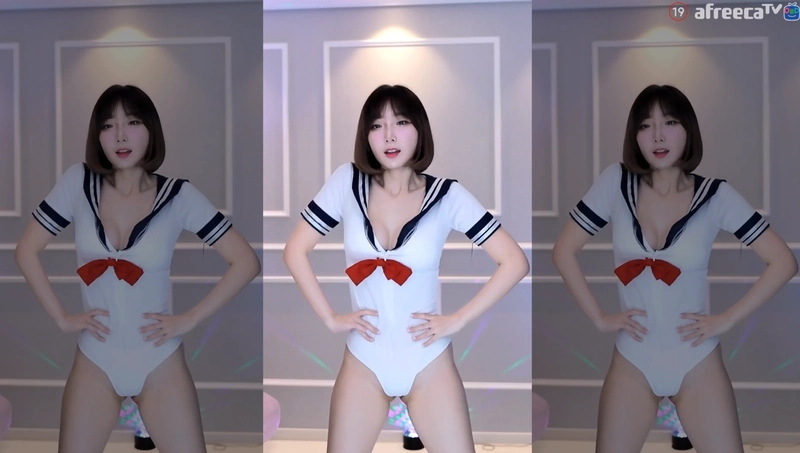 韩国Afreeca TV那贤性感颜值女神动感光波舞蹈视频合集[原版无水] 韩国主播 第9张
