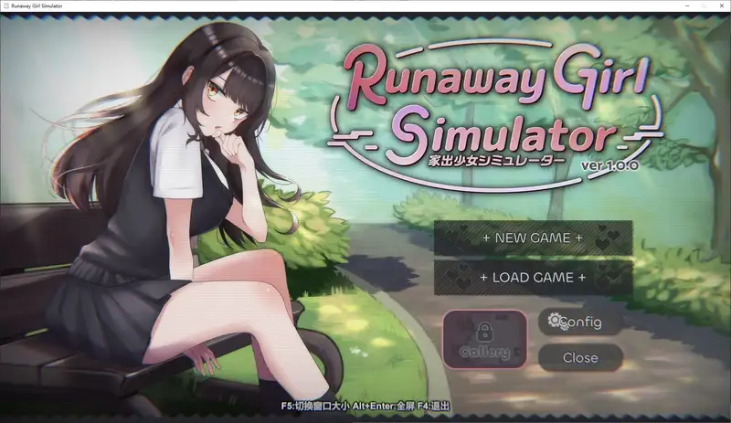 [互动SLG3D作品/动态]家出少女模拟器Runaway Girl Simulator Ver1.1.7官方中文版1.90G ACG电脑端 第1张