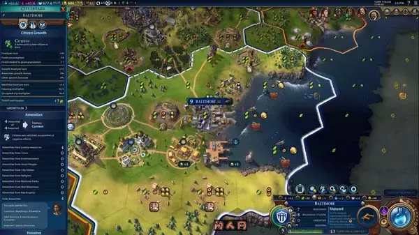 文明6单机+联机v1.0.12.68全DLC(赠九只气球七大奇观罗马辐射投石空运存档+赠音乐原声赠多项xg器赠文明345合集)免安装中文版74G 主机游戏 第4张