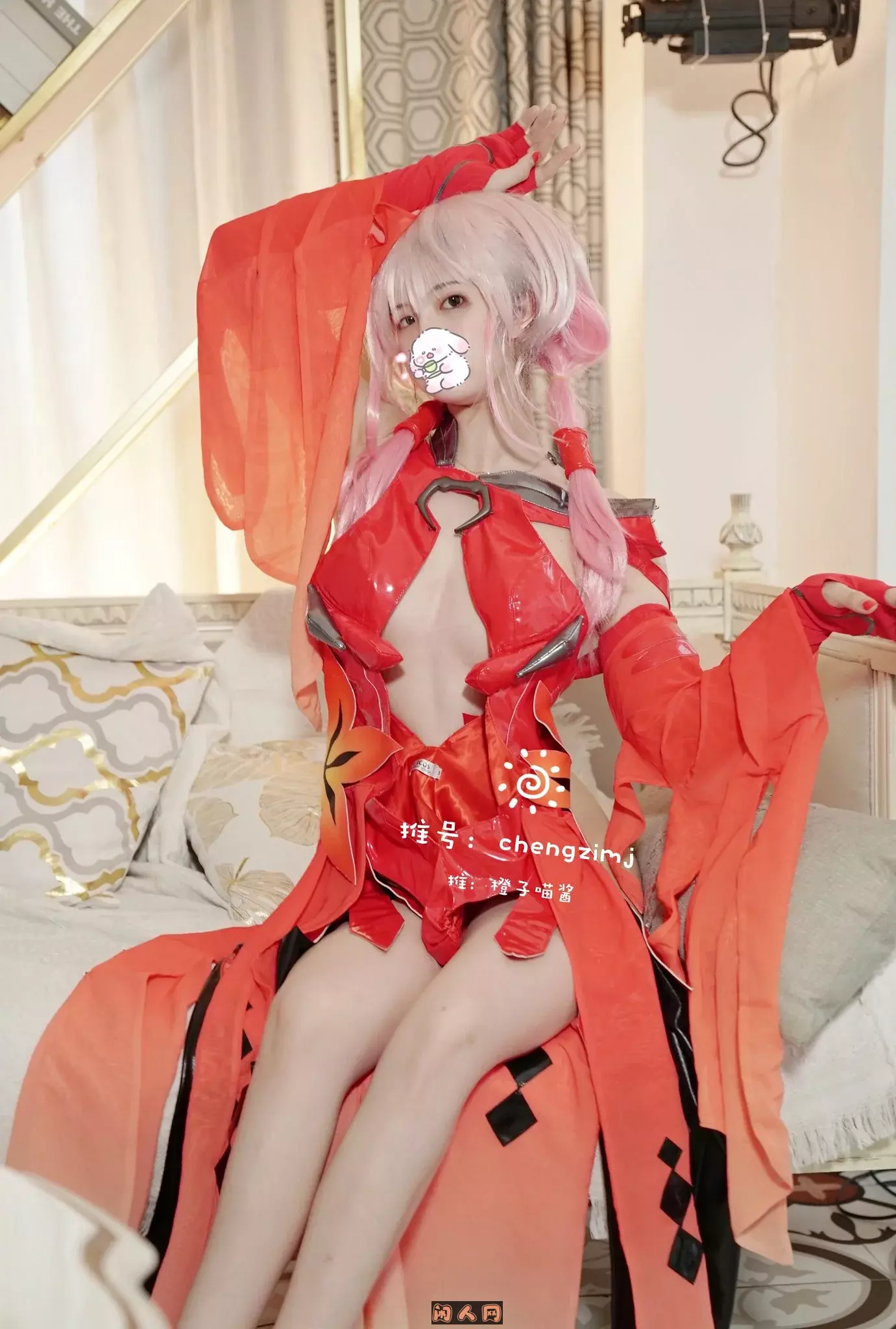 颜值女神@橙子喵酱精美珍藏COS写真合集 美图合集 第6张