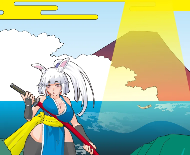 [RPG游戏]萝老太婆兔耳武士 ロリババアウサ耳サムライ AI汉化版250MB ACG电脑端 第1张