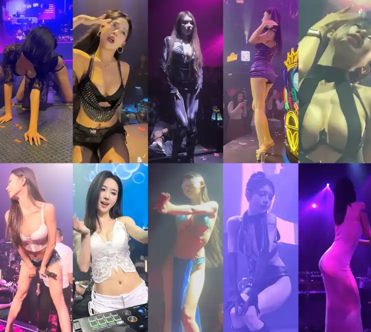 饭拍@网红DJ现场精美舞蹈饭拍视频大合集[220v/7.84G]