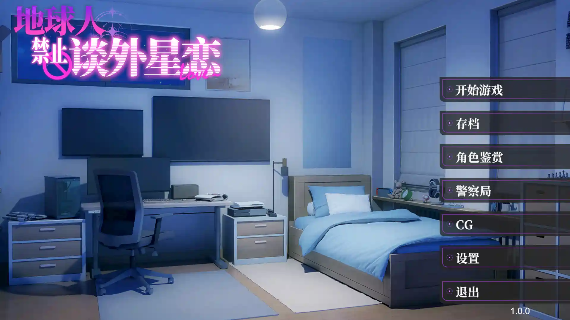 [ADV游戏]地球人禁止谈外星恋v1.0.0官方中文无吗版4.42G ACG电脑端 第1张